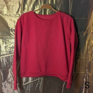 Womens pink sweatshirt
